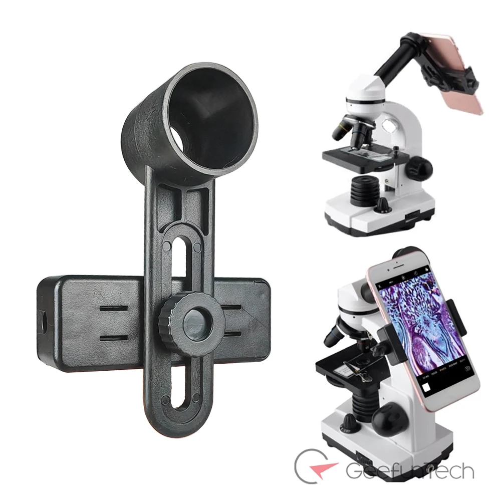 Binoculars Monocular Microscope 3 kinds of Phone Holder Smart Phone Adapter Fit for 26-30mm Eyepiece Compatible microscope adapter