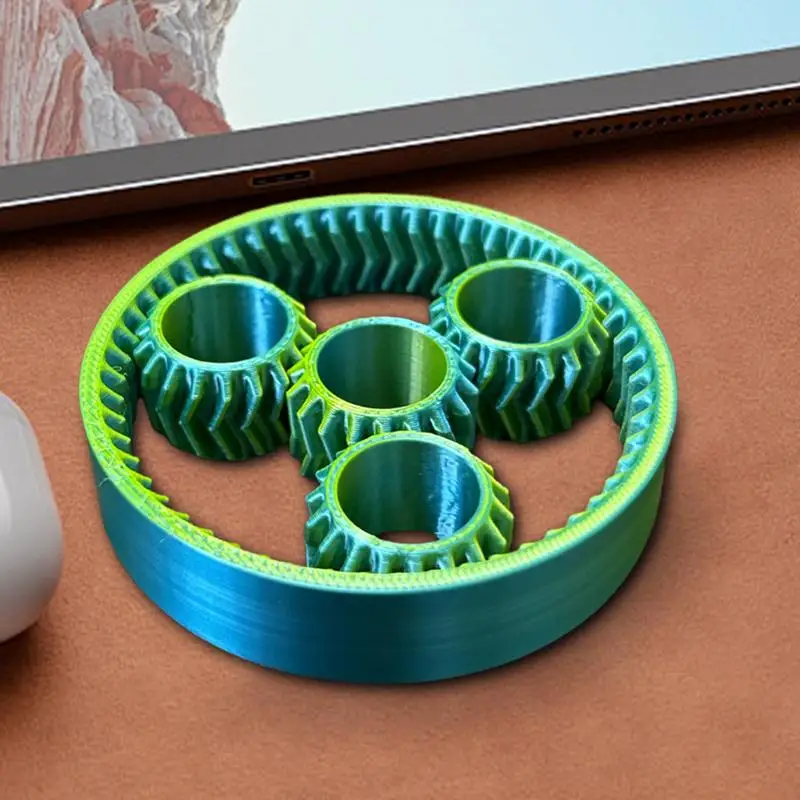 3D Printed Gear Gyro Fidget Gear Sphere Chain Gyro Fingertip Activity Gyroscope Toy Stress Relief For Adults &
