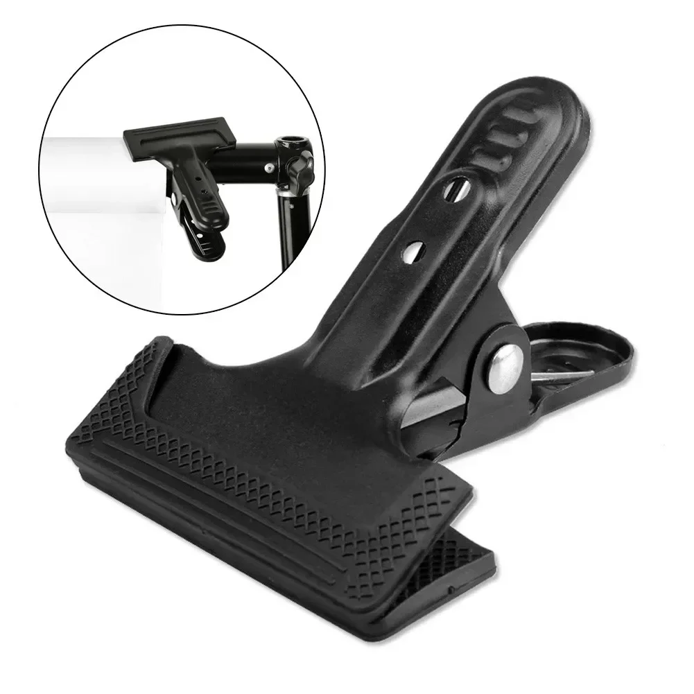 1PC Strong Metal Clip Wide-Mouth Spring Clamp Suitable For Woodworking Muslin Photo Studio Backdrops 10.5cm X 8cm