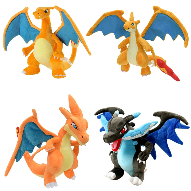 18-31Cm Pokemon Charizard Farcito Giocattoli Mega Charizard X Y Bambole Di Peluche Morbide Cartoon Fire Dragon Plushies Regalo Di Natale Di Compleanno
