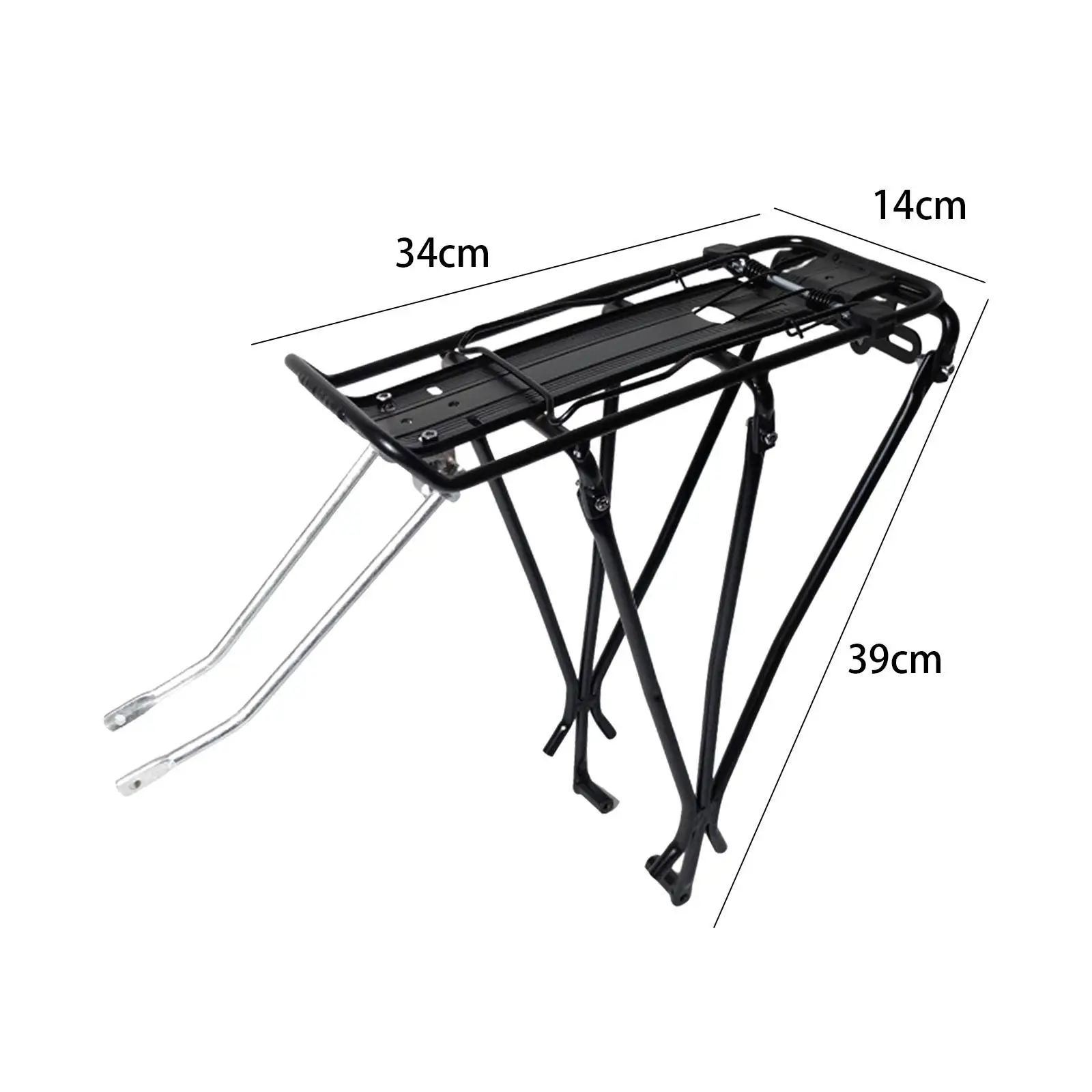 Bagagem traseira carga Rack para Mountain Bike, equipamento de bicicleta, ciclismo, ao ar livre