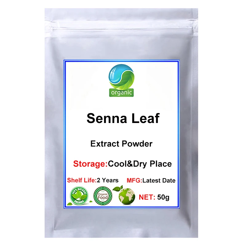 Senna alexandrina folha orgânica pura natural senna extrato de folha em pó