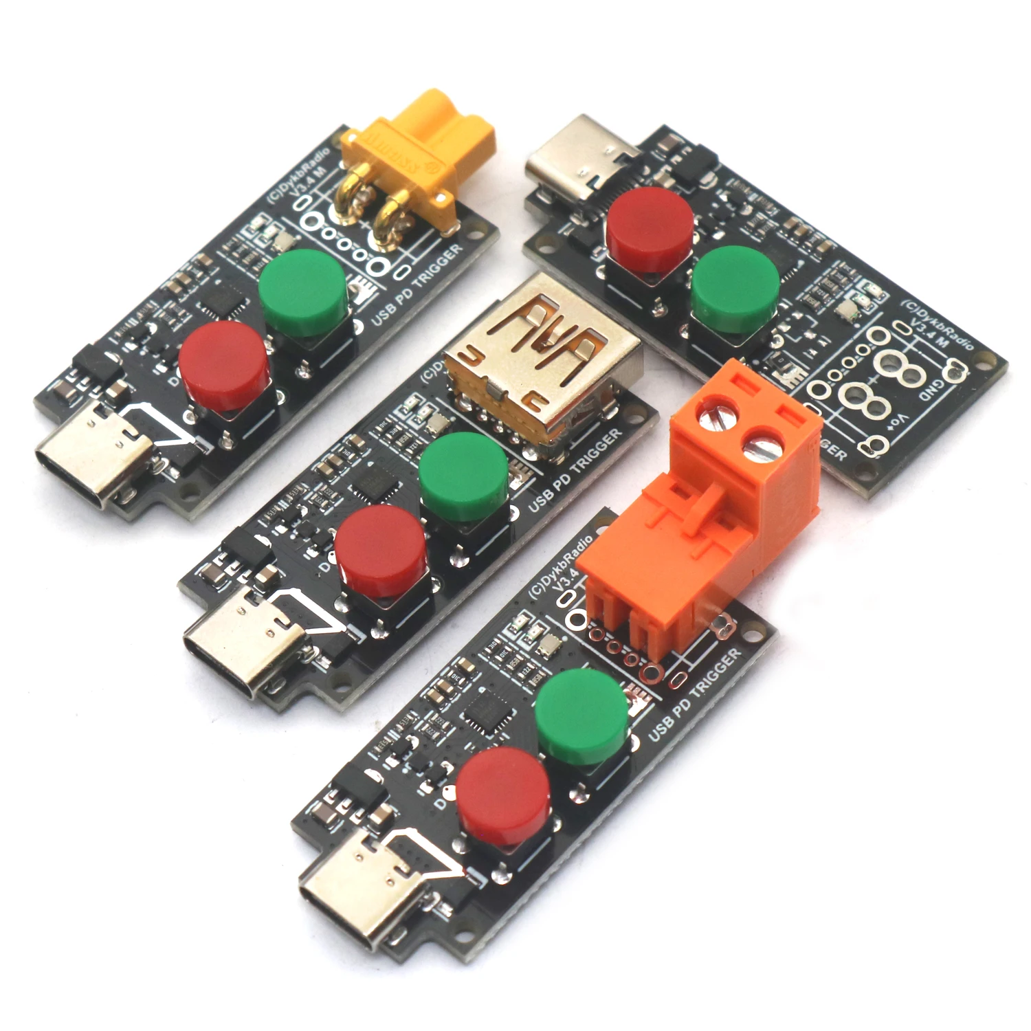 240W 5A USB-C PD/QC Spannungs-Trigger Schnellladegerät PD2.0/3.0/3.1/3.2 Decoy 5V 9V 12V 15V 20V 28V 48V PD zu DC Adapter Ladegerät – Detail 7