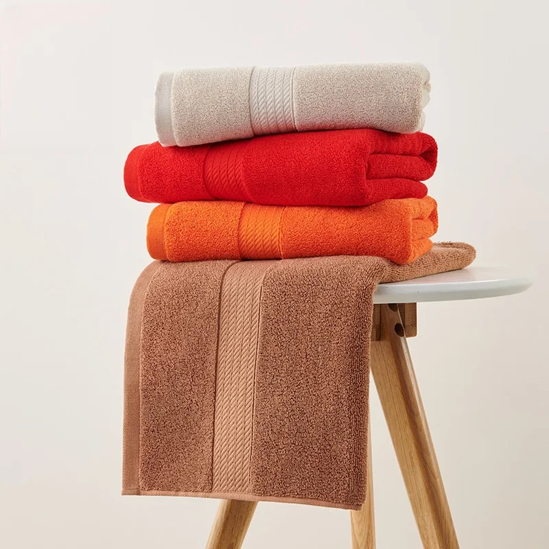 High Quality Pure Cotton Bath Towel, Monochromatic, Absorbent, Sports Towel, Bathroom, Home, Absorbent, 50*100cm