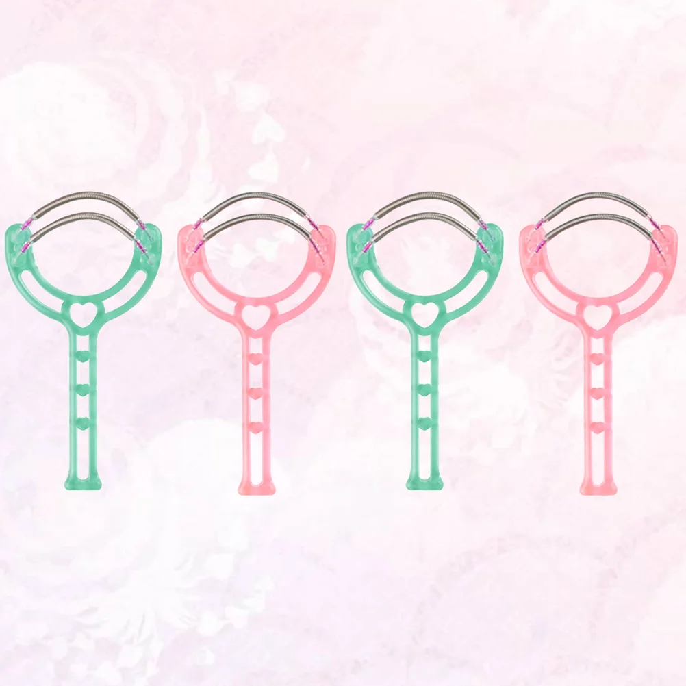 

4 шт., пружинный эпилятор для удаления волос на лице