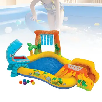 Inflatable Kiddie Pool Water Play Center for Kids Boys Girls Family 1