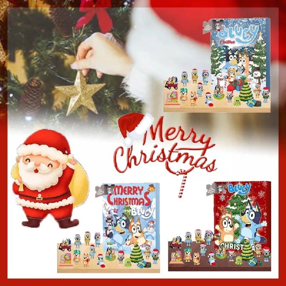 Bluey 24Pcs Set Christmas Advent Calendar Mystery Box