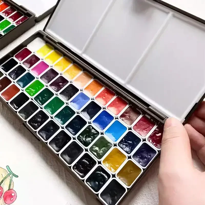 Van Gogh Watercolor Paint Set Mini 1ml Handmand Sample 24/48/52 Colors Original Water Color for Painting Art Suppliers