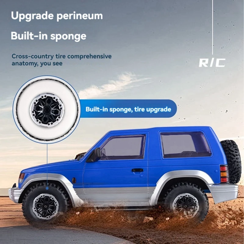 RC Remote Controlled Car With Lighting Variable Speed Car Four Wheel Drive Drift Racing Simulation Model Toy For LD1297 5