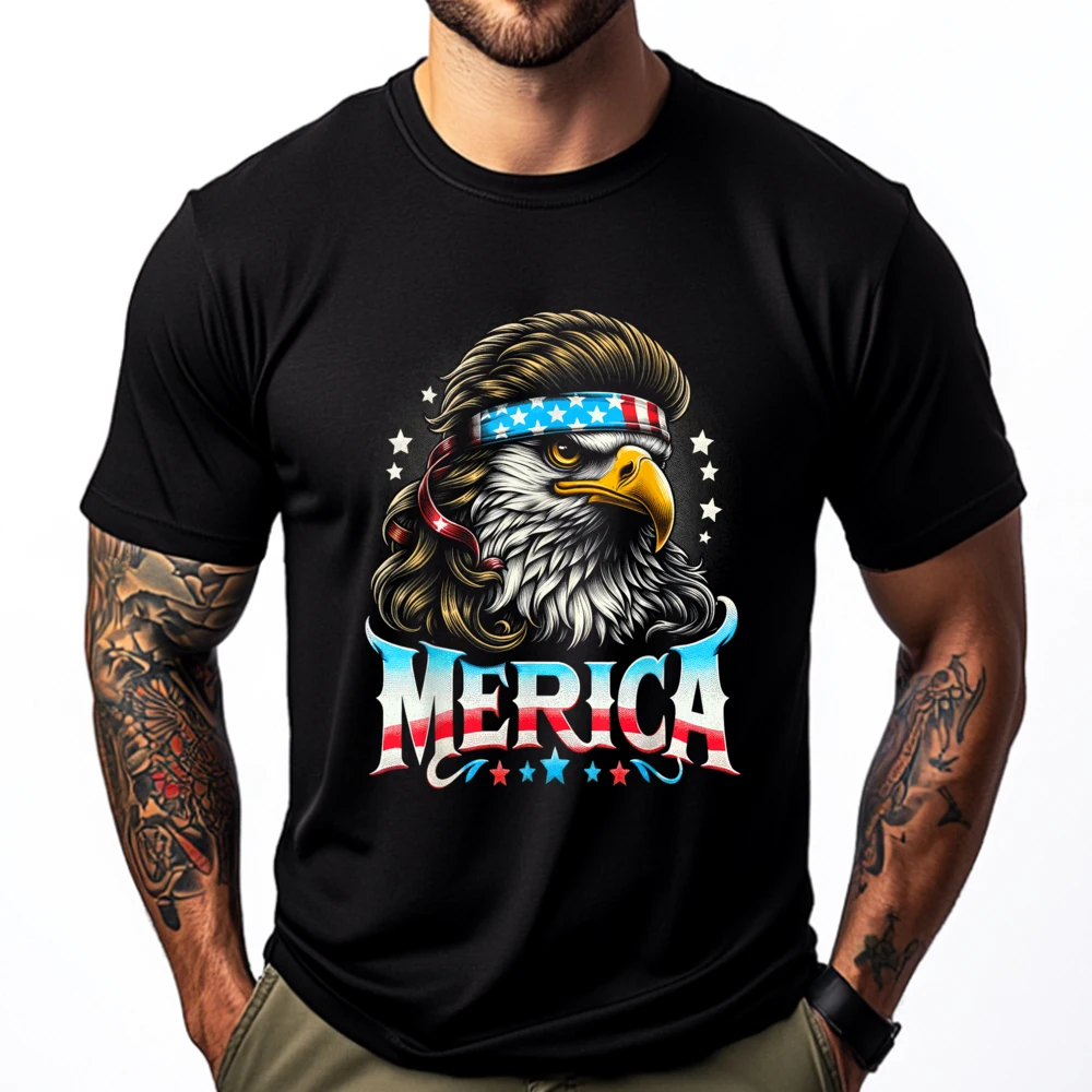 Funny Patriotic Accessories Co.4th Of T Shirt Cute Hip hop Premium Cotton Round Neck Woman Tops Tees T Shirt Mother Day Funny Patriotic Accessories Co.4th Of July Patriotic Funny Eagle July 4th Usa Merica 3283