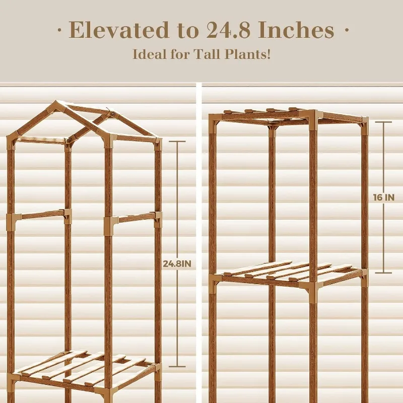 Plant Stands for Indoor Plants Multiple Large Wood Plant Shelf Boho Home Decor Gardening Gifts