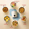 2.0L Electric Rice Cooker Cooking Pot Mini Multicooker Lunch Box Rice Cookers Hotpot Non-stick Electric Skillet Food Steamer 3