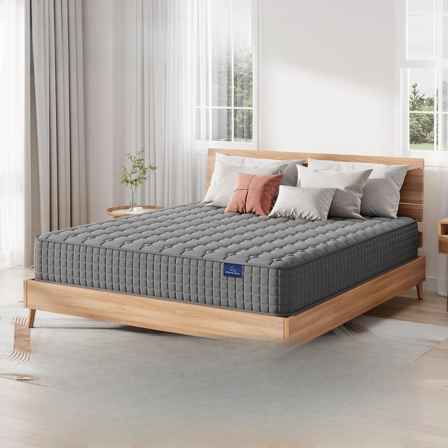 8 Inch Multilayer Hybrid Twin Mattress,Medium Firm Feel,Ergonomic Design with Memory Foam and Pocket Spring 3