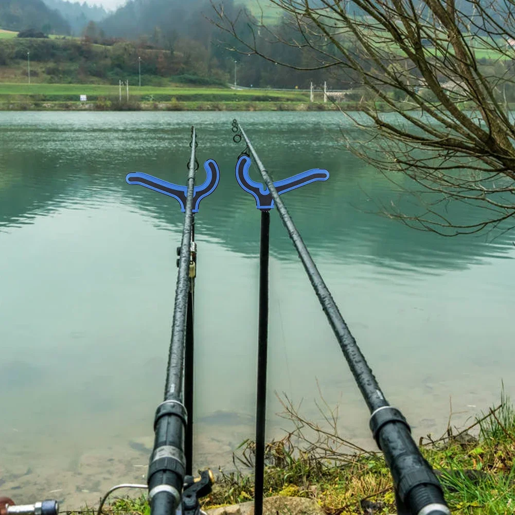 Feeder Rod Rest Head 3/8inch Thread Fishing Rod Pod Holder Bracket Head Pole Stand Holder Fishing Rod Holder Fishing Tackle Rack