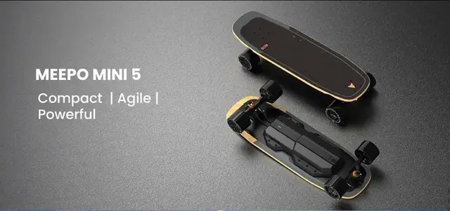 Meepo Mini5 Electric Skateboard For Adults 2*500w Motors 45km/h Max Speed  4ah Battery 18km Range 8 Canadian Maple - Electric Skateboard - AliExpress