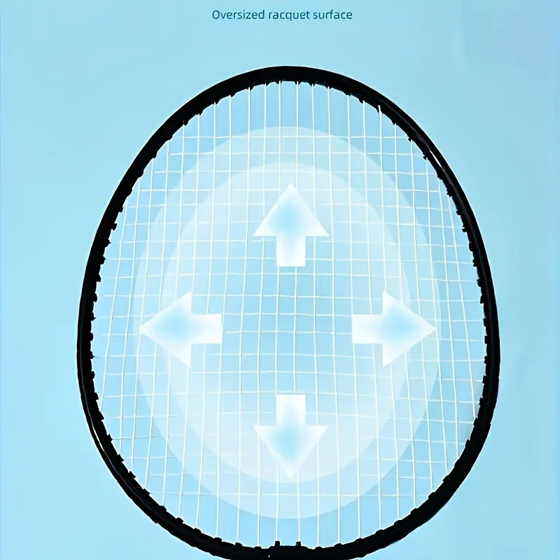 Tennis rackets displayed ready for play.