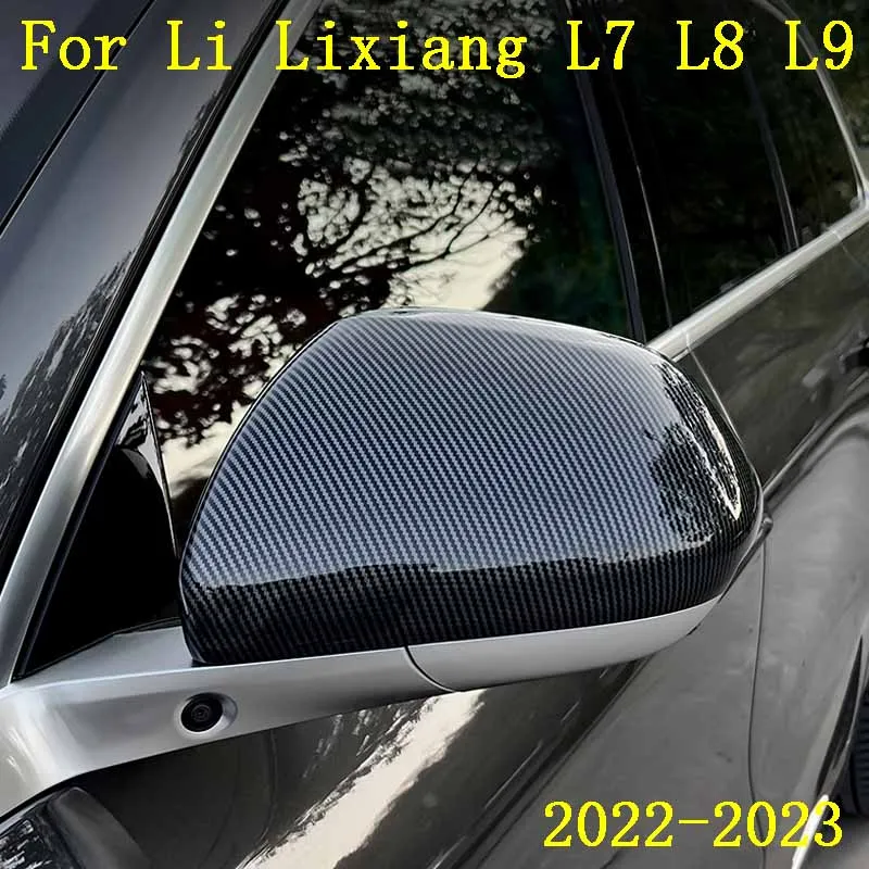 

Car Styling Exterior Rearview Mirror Cover Protective Shell Shield For Li Lixiang L7 L8 L9 2022 2023 ABS Accessories