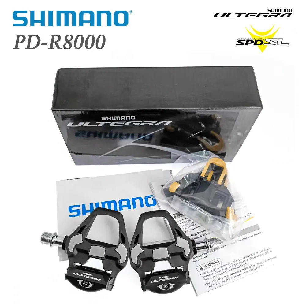 

Shimano ULTEGRA PD-R8000 Road Bike Pedals SPD 105 Carbon Self-Locking Pedal With SM-SH11 Cleats for Bicycle Competition Pedal