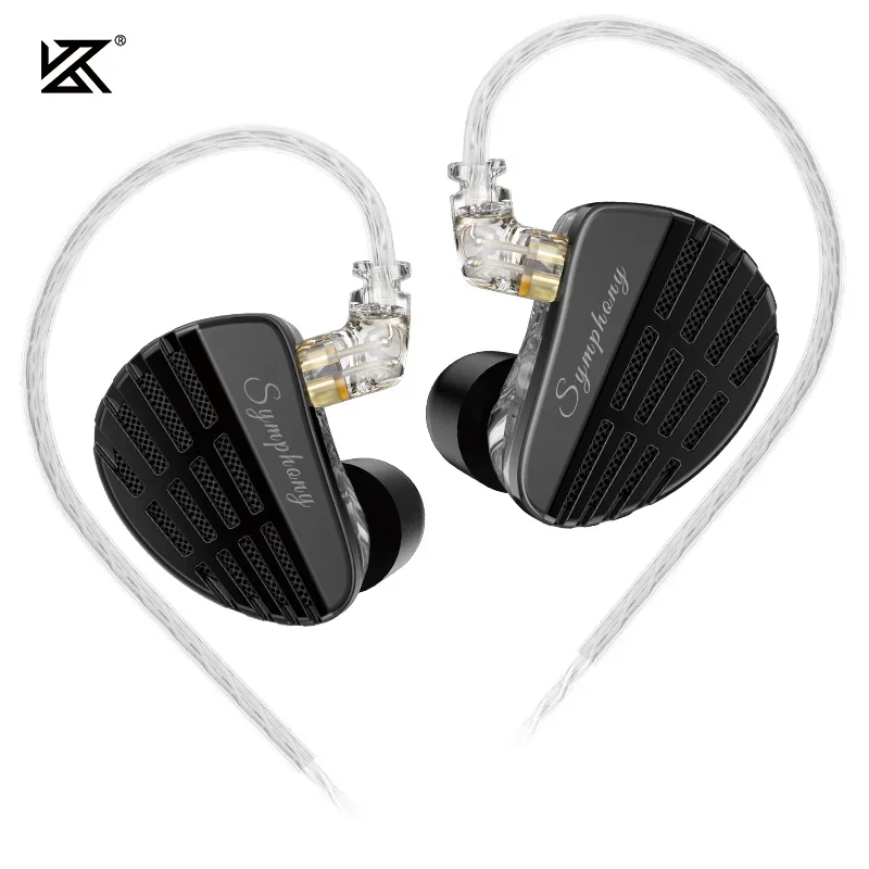 

KZ Symphony Hybrid Self-developed Planar Driver 6mm Highsets-performance Dynamic Driver Earphones HIFI DJ Gaming Headsets