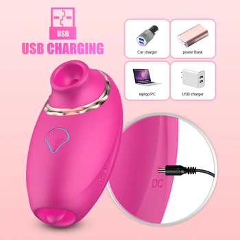 Powerful Sucking Vibrator Nipple Clit Sucker Clitoris Stimulator G-Spot 3 Speeds Sucker Vibrator for Women Sex Toys for Adult 4
