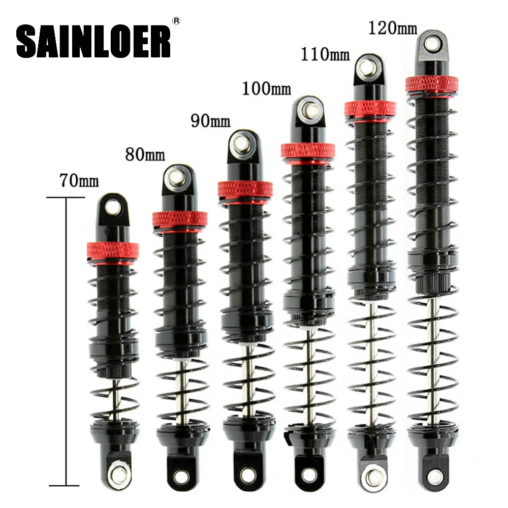 Ammortizzatore Olio Ammortizzatore 70Mm 80Mm 90Mm 100Mm 110Mm 120Mm Per Auto Cingolata 1/10 Rc Axial Scx10 90046 Axial 03007 Trx4 Trx6