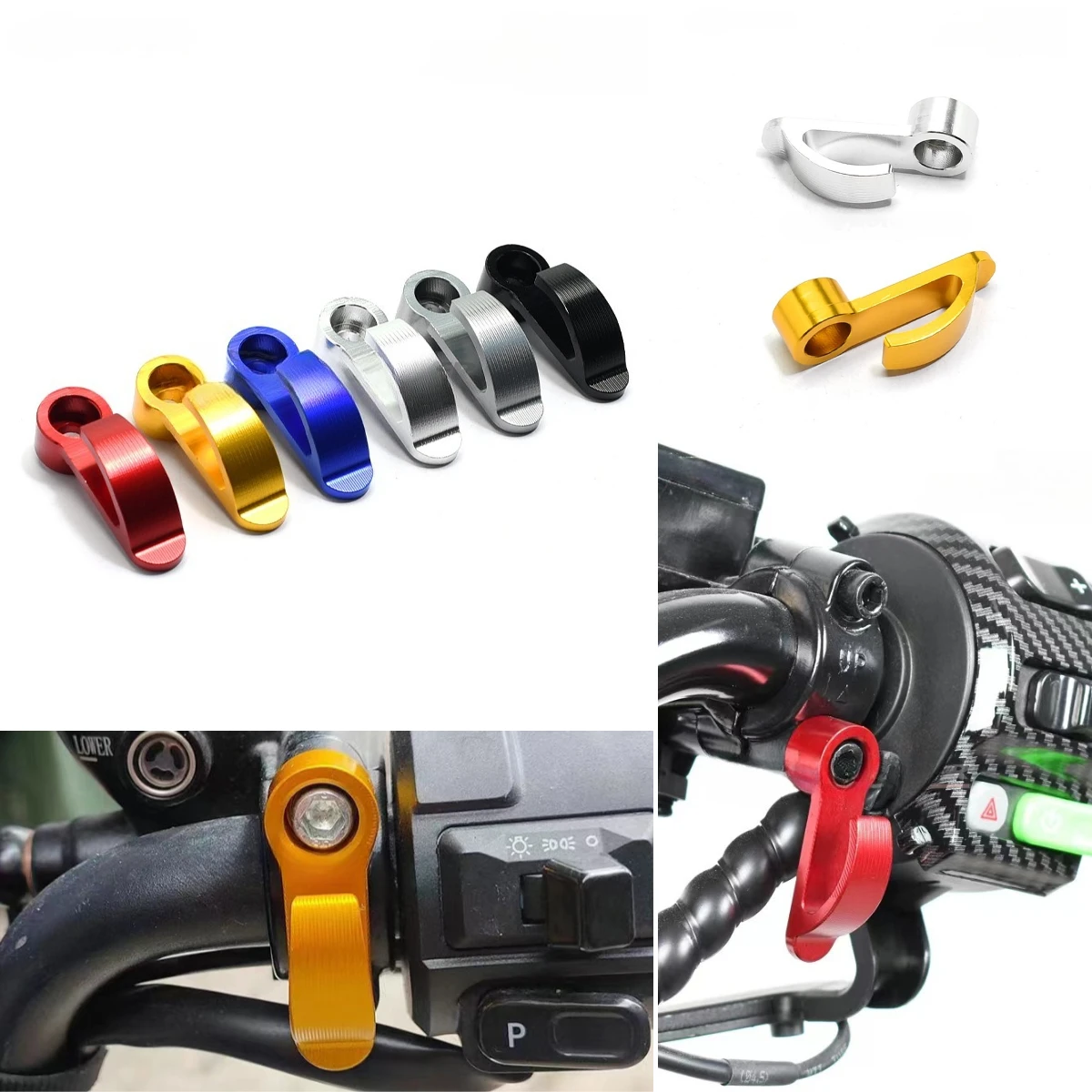 Motorcycle Scooter Electric Moto Accessories Helmet Hook Luggage Bag Hook Holder Hanger