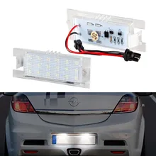 

2PC Canbus 3W Led Number License Plate Lights Auto Replacement Bulb For Alfa Romeo 147 156 159 166 Giulietta Mito GT Spider MiTo