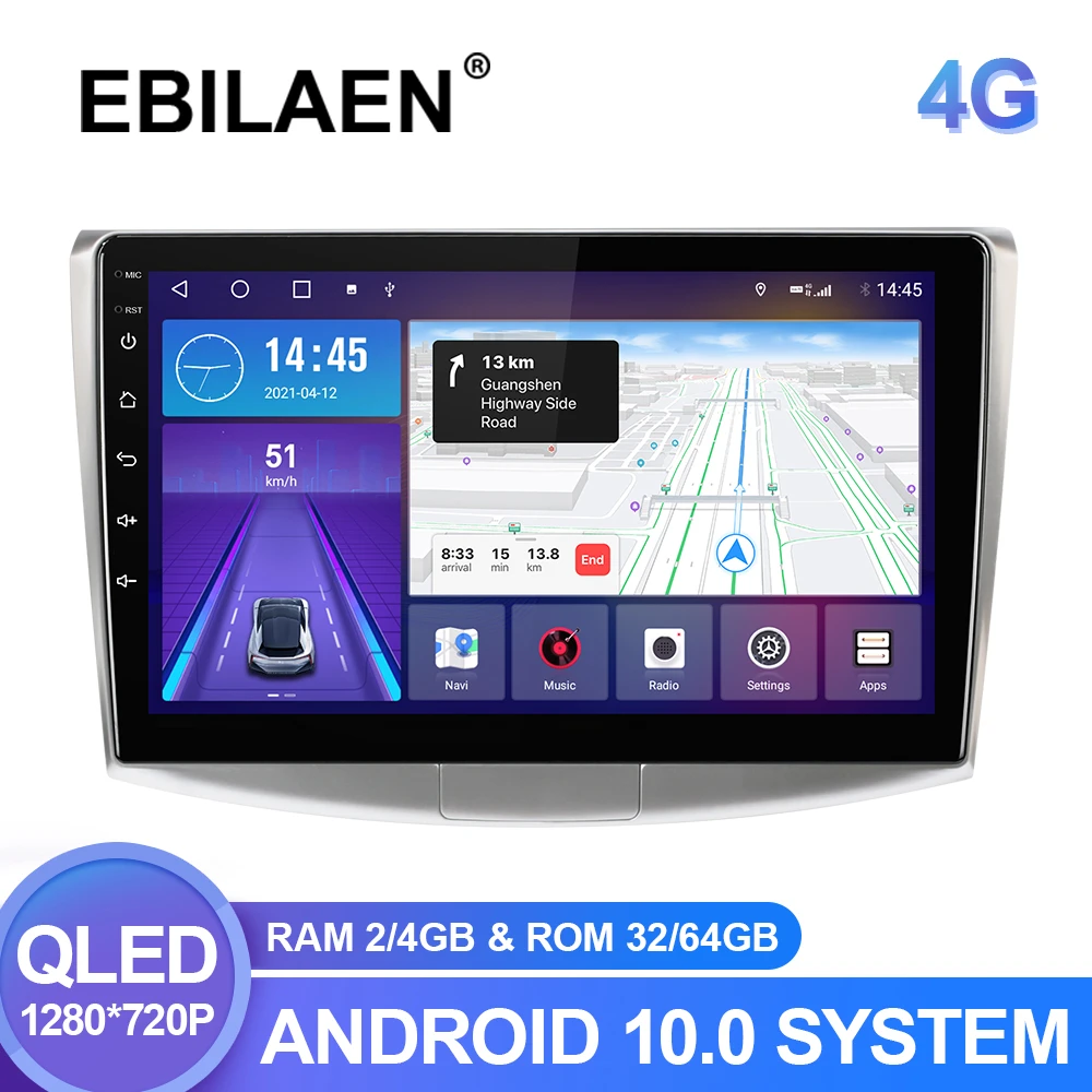 Alilaen Android 10 0カーラジオ Gpsナビゲーション メディアプレーヤー カメラ 1din Carplay フォルクスワーゲン車用vwパサートb6 B6 Car Multimedia Player Aliexpress