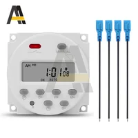 5V 12V 24V 110V 220V Digital LCD Timer Switch 7 Days Weekly Programmable Time Relay Programmer 50/60hz 1 Second Interval CN101S 1