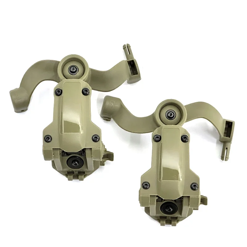 Shooting Headset Bracket Kit Multi-angle Rotation Helmet Rail Adapter OPS Core ARC and Team Wendy M-LOK Rail Headphone Mount