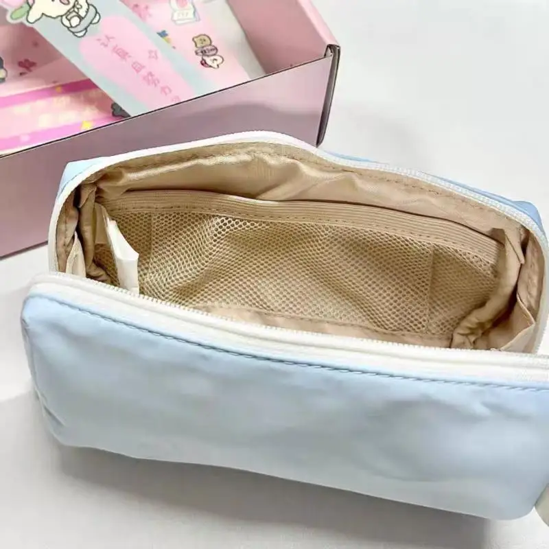 귀여운 대용량 필통 학생용 연필 가방 학교 문구 용품 상자 및 화장품 보관 가방