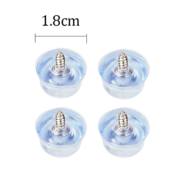 Silicone Furniture Leg Floor Protector Caps – Transparent, Wear-Resistant Pads (Set of 4/100)