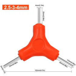 Multi - Size Hex Key Set - Versatile Carbon Steel Wrenches for Bicycle Maintenance and General Use (2.5 - 3 - 4)