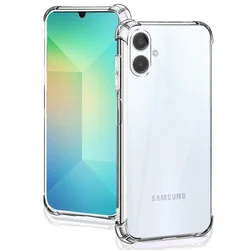 Crystal Clear Shockproof Airbag TPU Phone Cover for Samsung Galaxy M05/F05 - Soft Silicone Protection Case (Shockproof Case)