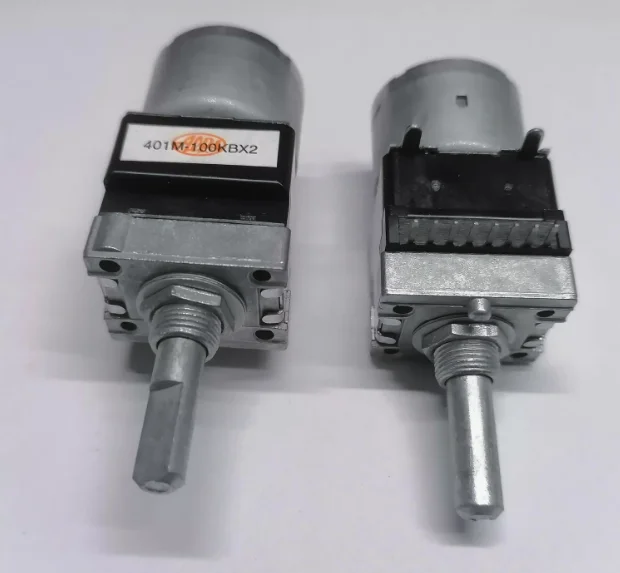 ALPS amplifier master volume motor potentiometer RK16812MG098 with tap B100K single row 8-pin 3