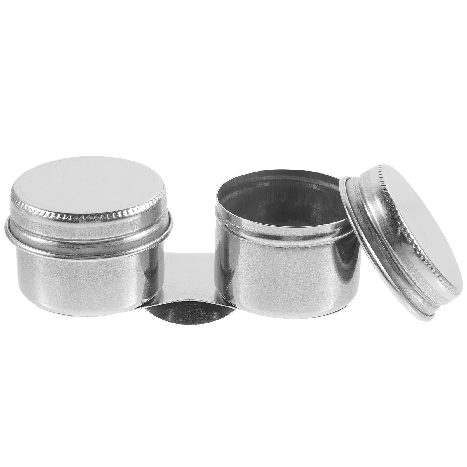 Palette Cup Stainless Steel Oil Palette Cup Artists Painting Supplies Portable Palettes Brush Cleaning Pot