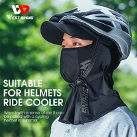 WEST BIKING Summer Cool Men Women Balaclava Exposed Hair Sun Protection Hat Bicycle Cycling Travel Cap Anti-UV Full Face Cover 6