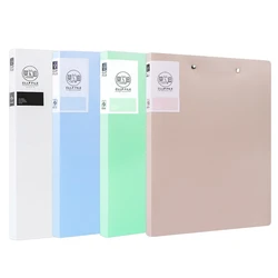 Waterproof Matte PP File Folder Office Documents Storage Folders Binder Clip for Students Office