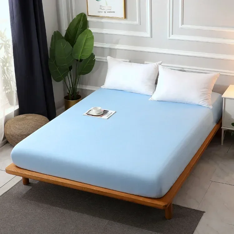 

Вязаный однокомпонентный чехол из полиэстера и хлопка, пылезащитный коврик для кровати, всесезонный защитный коврик, Стирка в стиральной машине, gray22