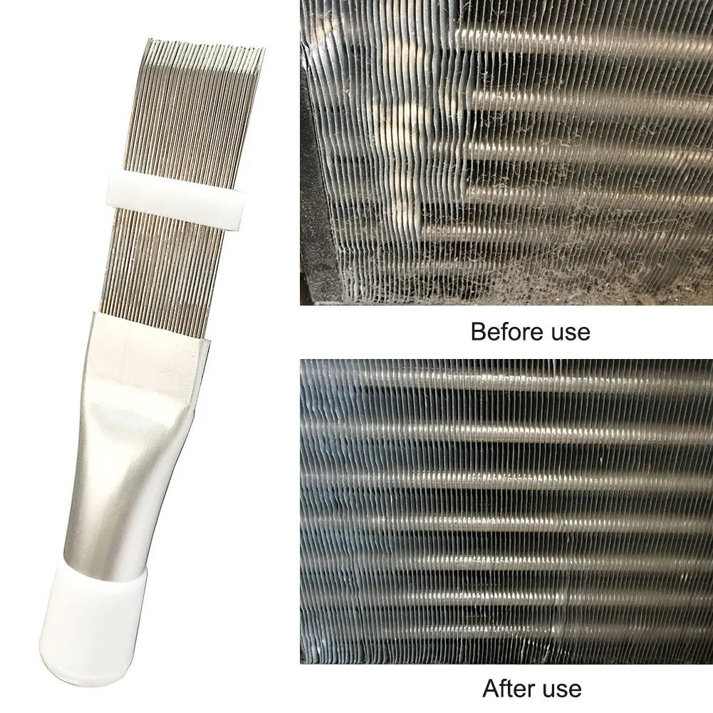 

Stainless Steel Air Conditioner Fin Comb Condenser and Radiator Fin Straightener Cleaner Repair Tool Air Conditioning Brush