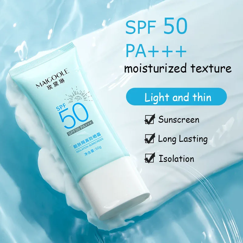 Facial Body Sunscreen Long Lasting UV Protector Moisturizing Repair Facial Skin Protective Cream Waterproof Sun Cream Isolation
