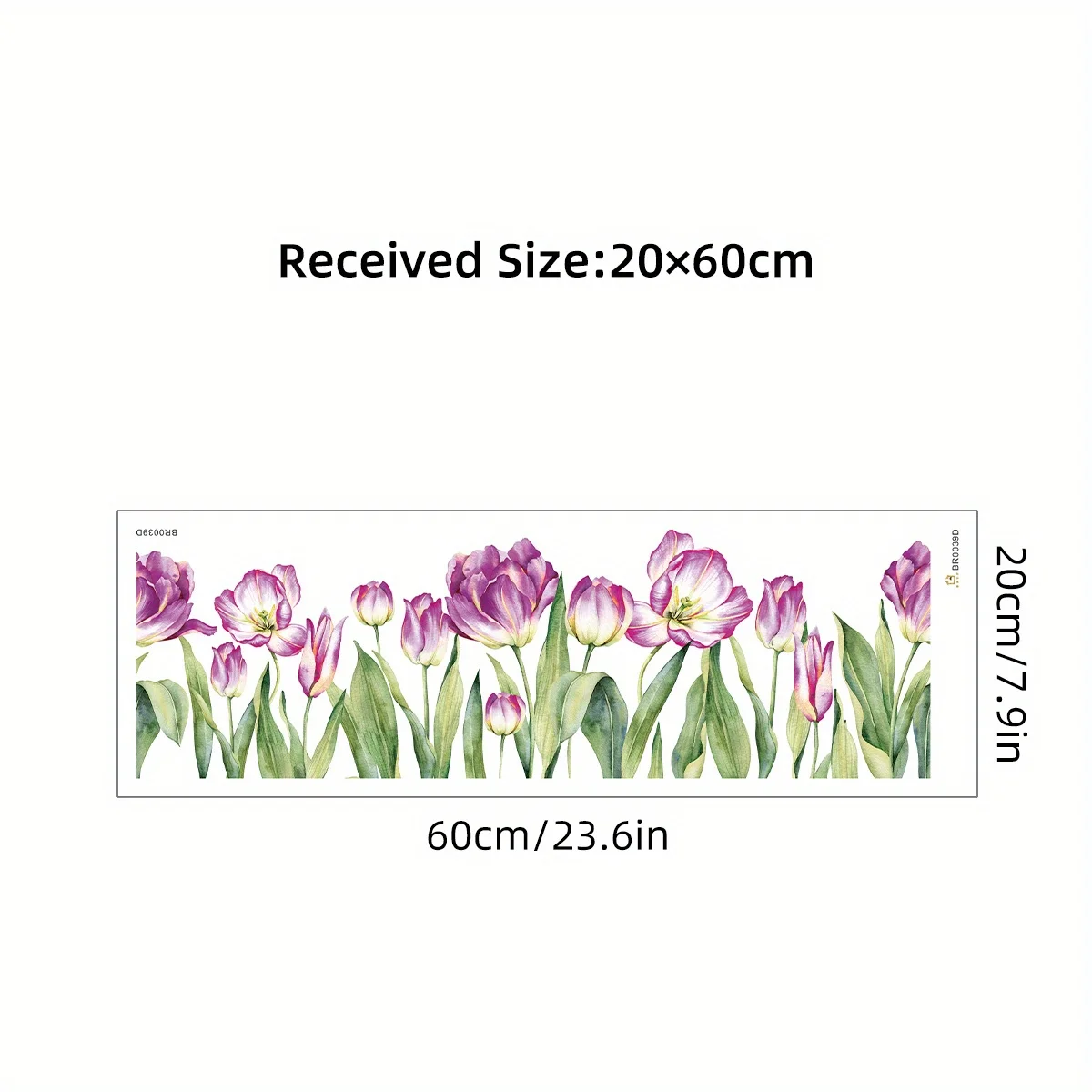 Window Stickers Watercolor Beautiful Flowers Furniture Home Decor Living Room Girls Bedroom Kids Room