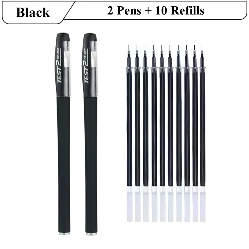 Premium Gel Pen Set with Refills - Fine Point, Smooth Writing Stationery Supplies