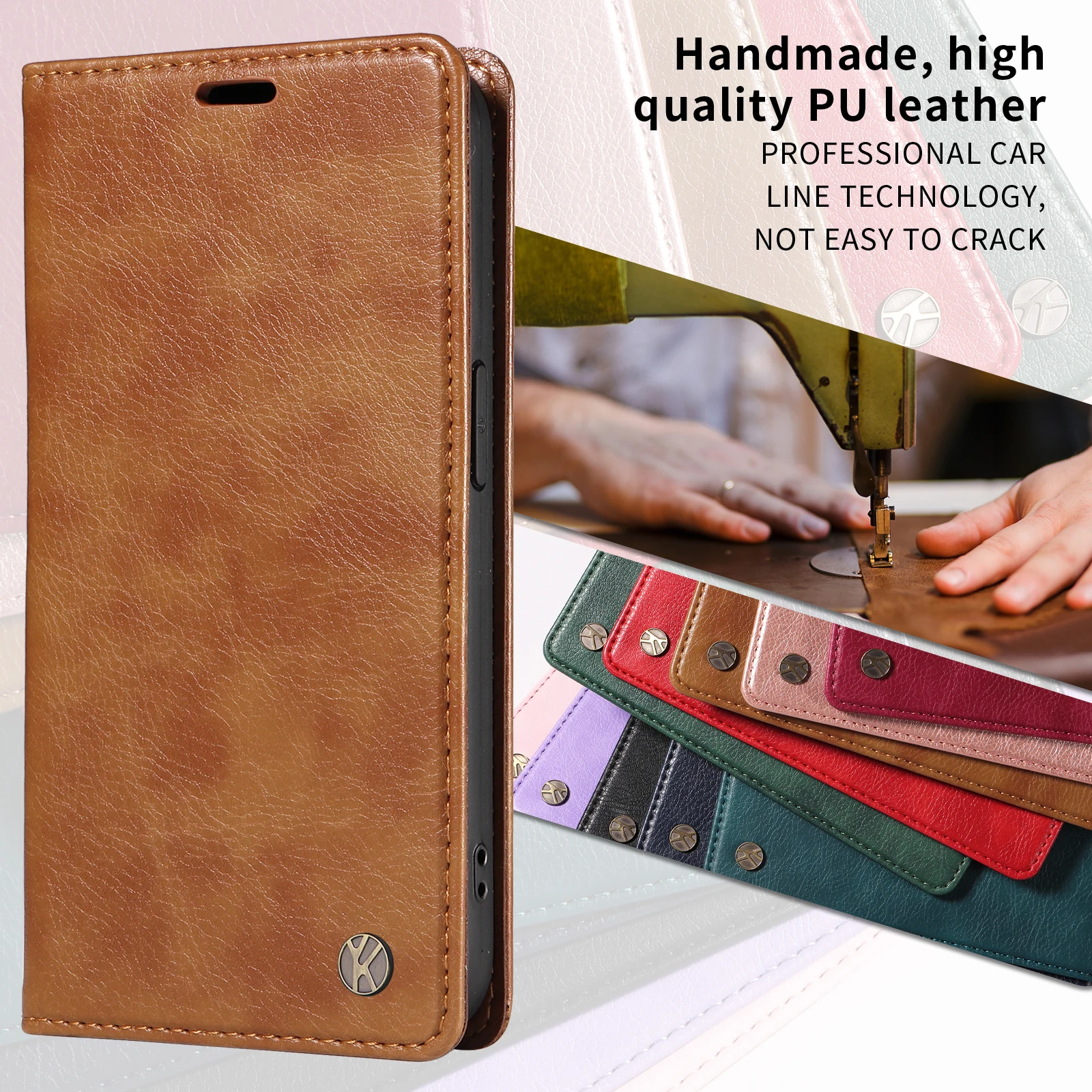 Brieftasche Leder Telefon Fall Für OPPO Reno Reamle Narzo50A Prime 13F 5G 13 12 Pro 12F 4G 11F 10 8T 8 7 4 Lite 7Z 6Z 5Z 4Z 5F 4F C55 – Detail 10