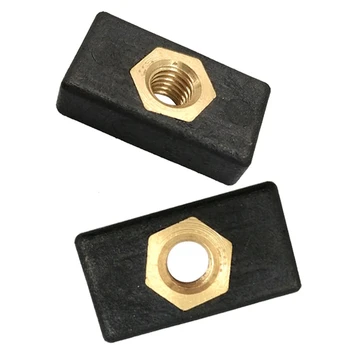 슬라이드 트랙 레일베이스 슬라이딩 너트 마운트 슬라이더 8 개, 낚싯대 폴 홀더 마운팅 베이스 슬라이딩 너트