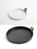 Ahunderjiaz-Nordic Style Round Storage Tray, Living Room Entrance Desktop, White Fruit Tray, Home Decoration, Kitchen Organizati 3