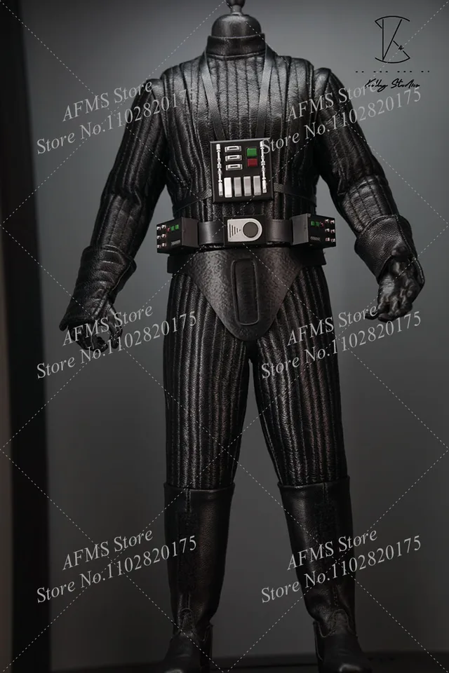 1／6スケール ダースベイダー 本革スーツ ケリースタジオ 1/6 男性兵士レザージャンプスーツマントスター