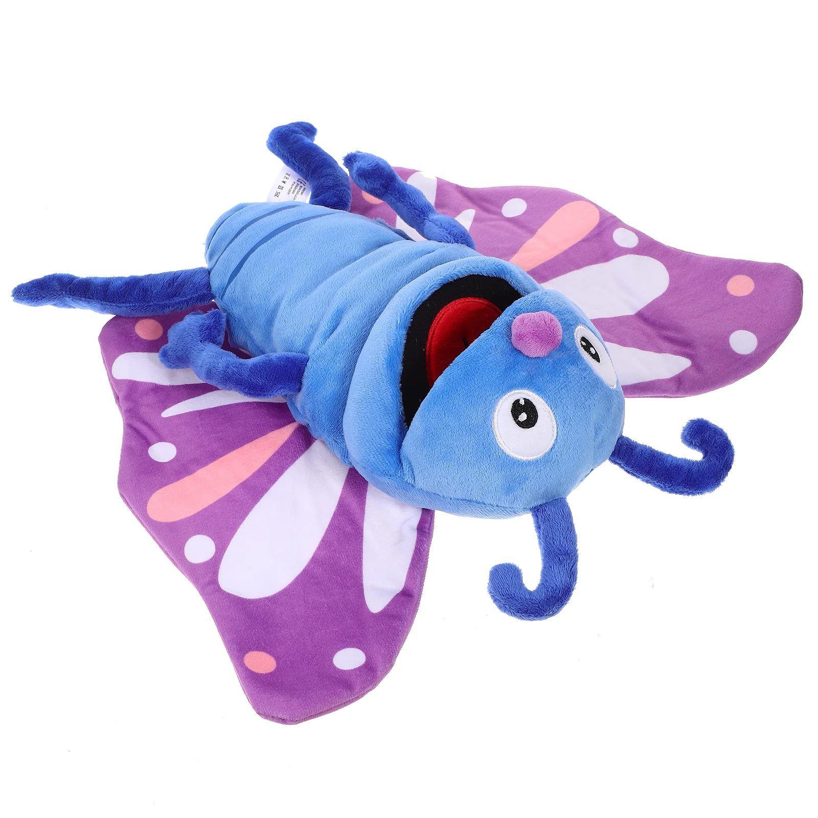 Hand Puppet Toy Interactive Plush Animal Butterfly Puppets Appease Simulation Model Educational Cotton Emulated Child Early