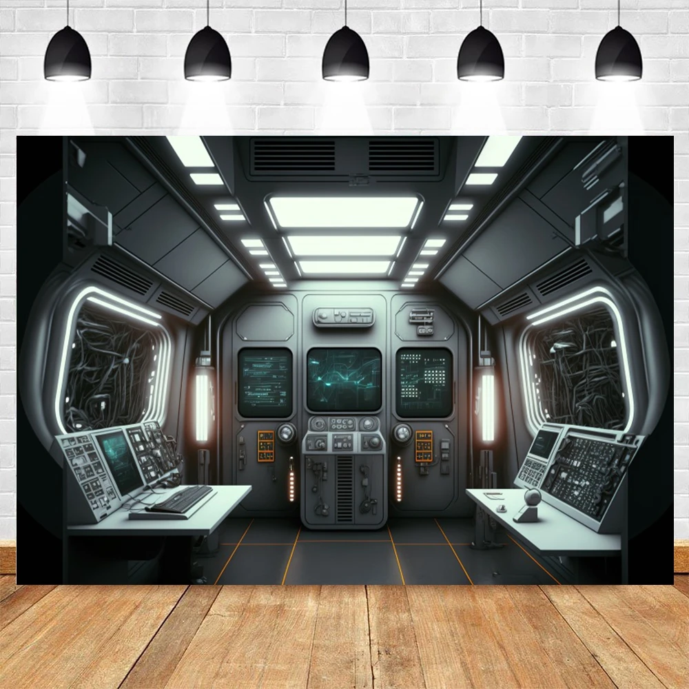 Pano de fundo interior da nave espacial, ficção científica futurista,  cabine, universo, espaço exterior, retrato, fundo de fotografia - AliExpress, image size:1000x1000