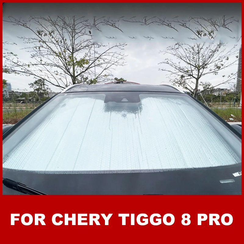 

For Chery Tiggo 8 Pro 2022 2023 Sunshades Uv Protection Curtain Sun Shade Visor Front Windshield Protector Car Accessories